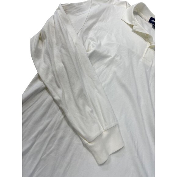Polo Golf Ralph Lauren Mens white Long Sleeve Polo Shirt size L SKU 9273 - Picture 2 of 12